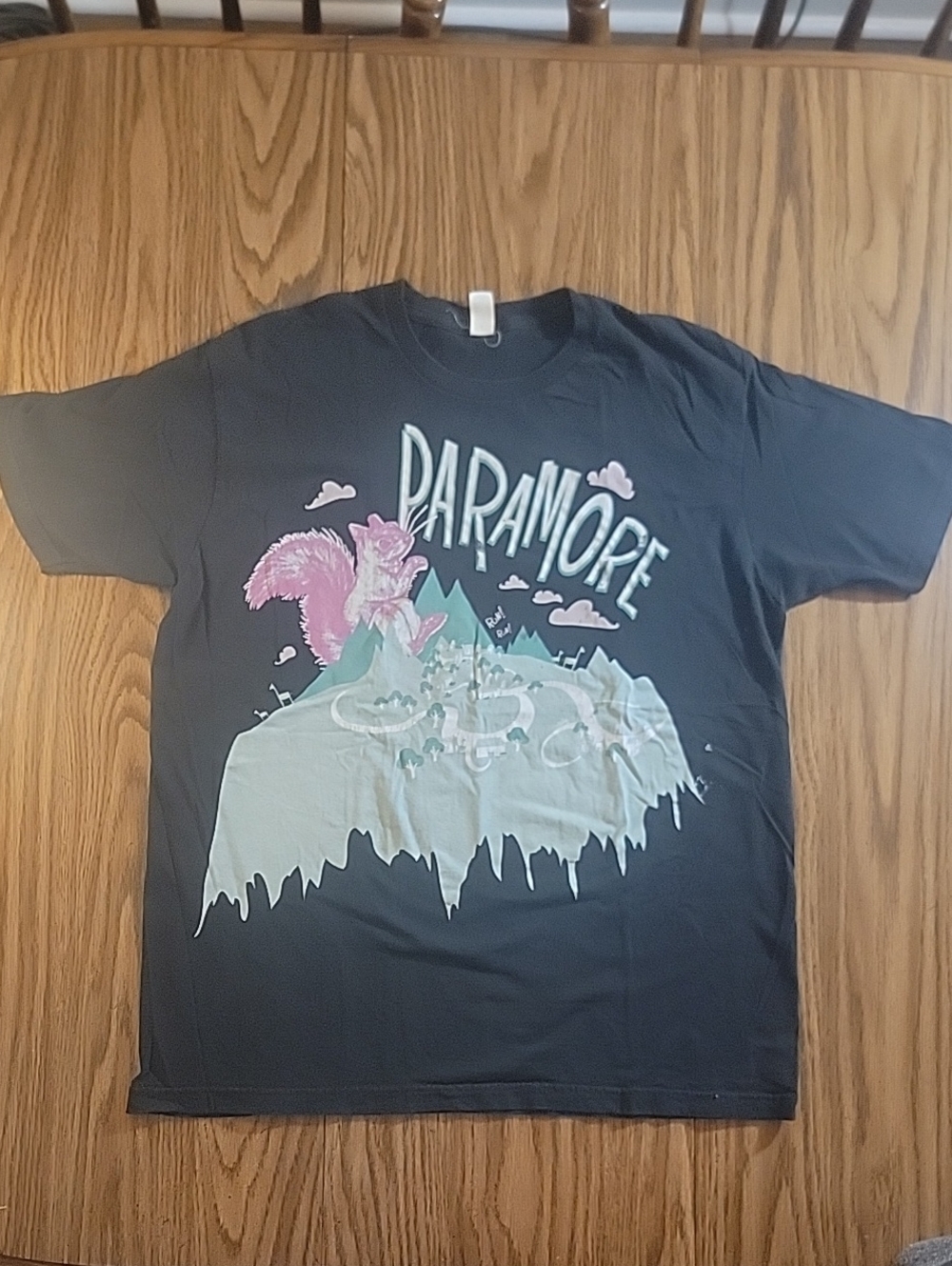 Vintage Original Paramore Squirrel Shirt Hot Topic - Slim Fit Large